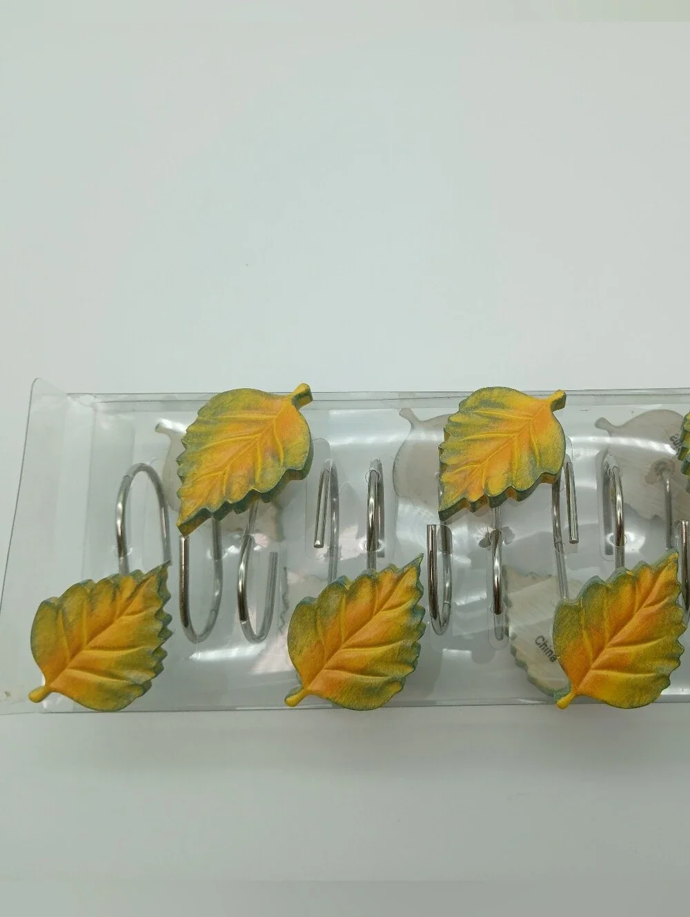 Autumn Leaf Shower Curtain Hooks - Set of 12